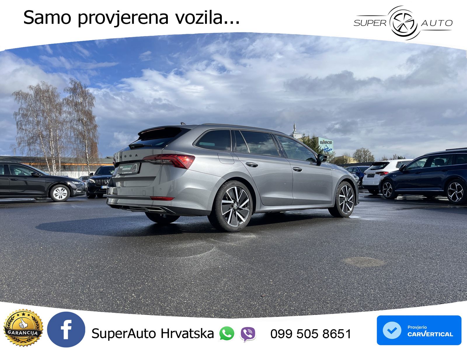 Škoda Octavia Combi 2.0 TDI (150 KS) DSG SportLine LED+GR SJED+ACC