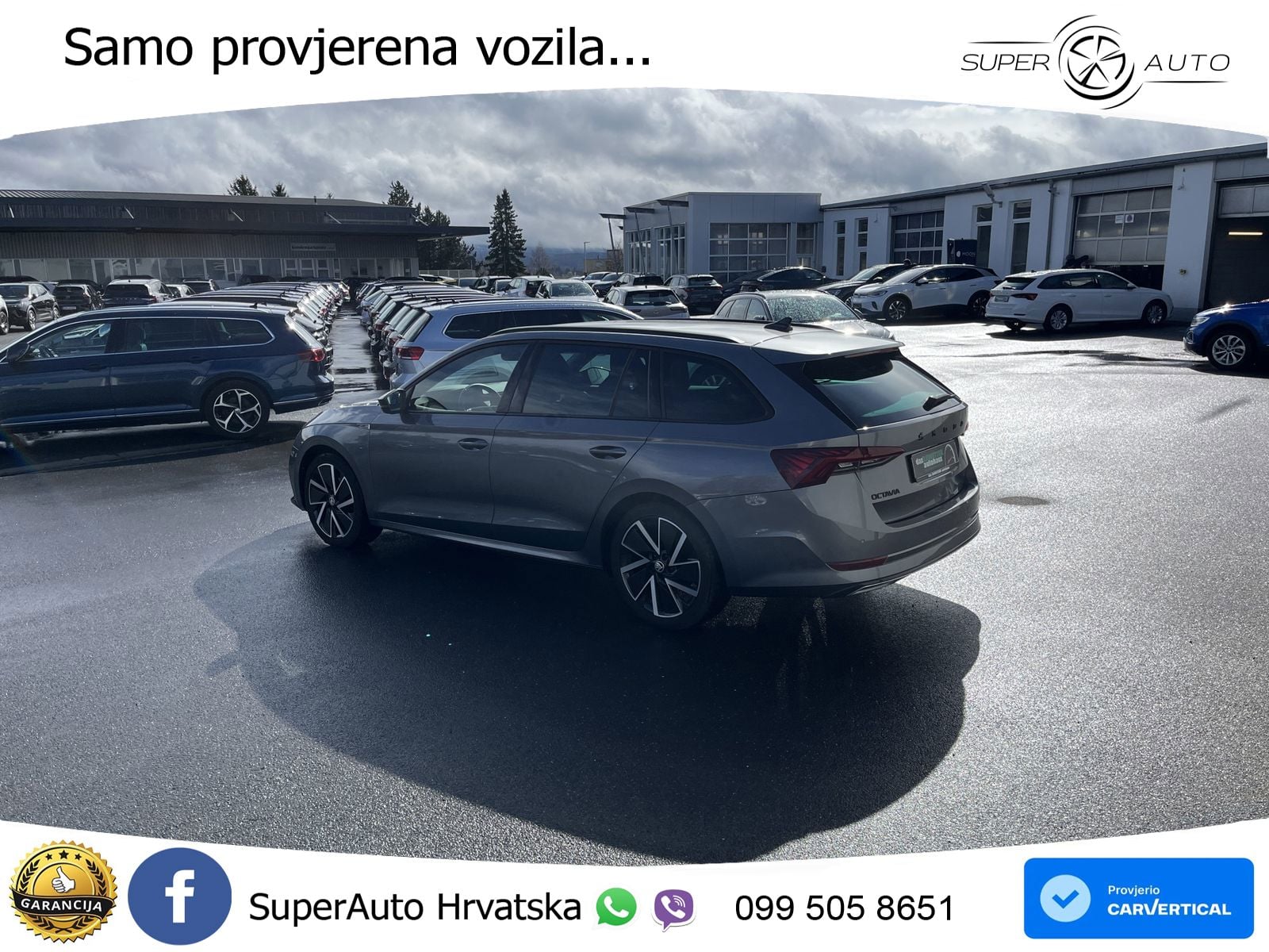 Škoda Octavia Combi 2.0 TDI (150 KS) DSG SportLine LED+GR SJED+ACC