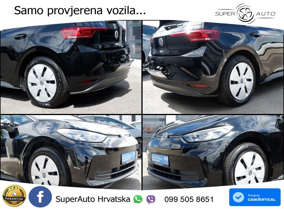 Volkswagen ID.3 Pro 62 kWh (204 KS)