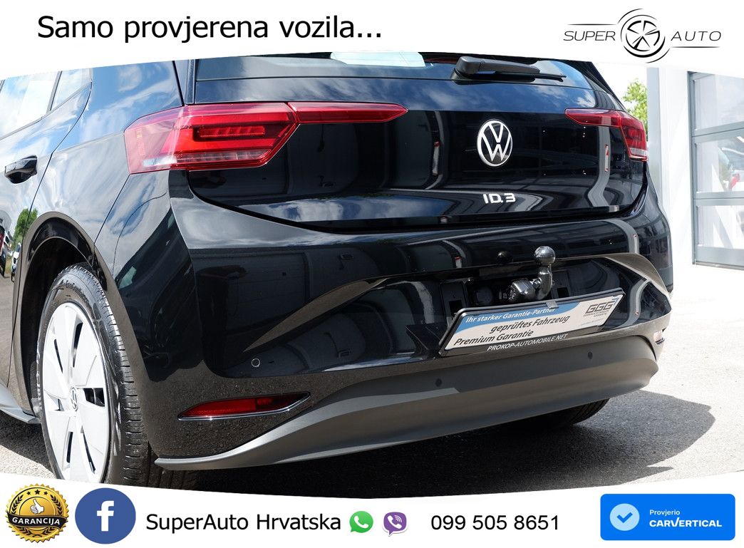 Volkswagen ID.3 Pro 62 kWh (204 KS)