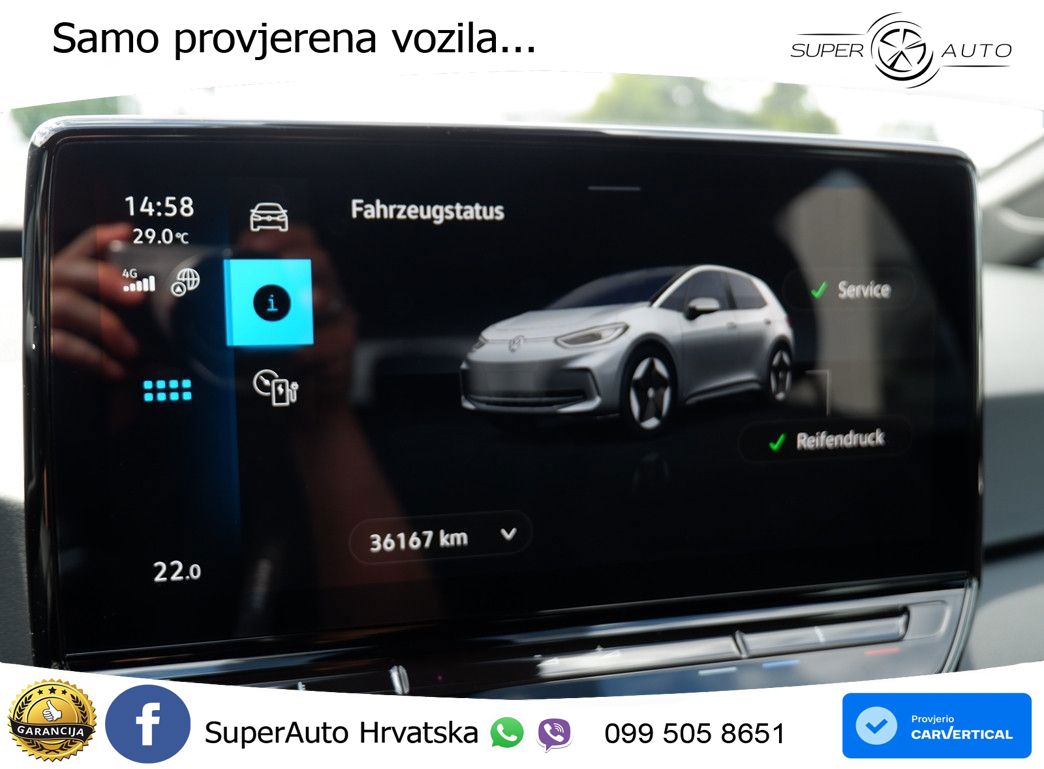 Volkswagen ID.3 Pro 62 kWh (204 KS)