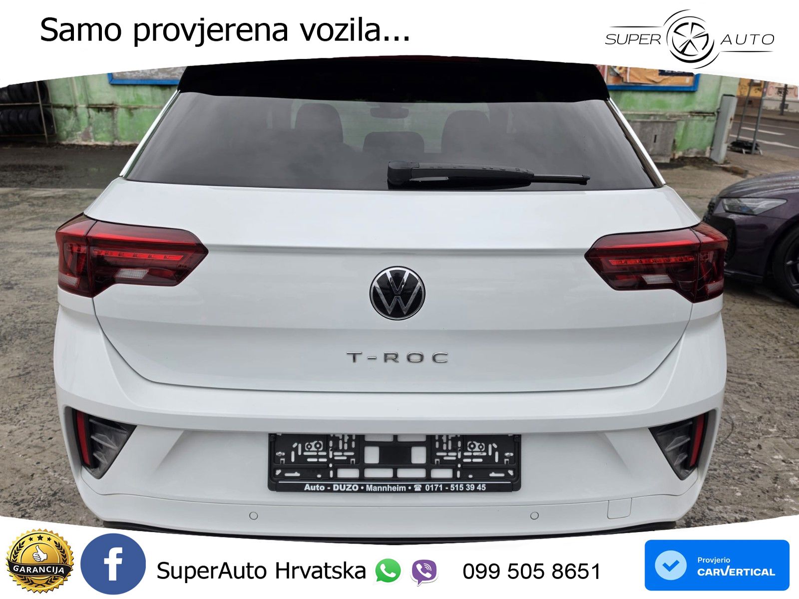 Volkswagen T-Roc 1.5 TSI (150 KS) DSG R-Line LED+GR SJED+ACC