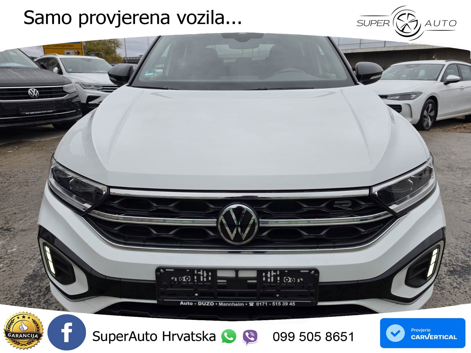 Volkswagen T-Roc 1.5 TSI (150 KS) DSG R-Line LED+GR SJED+ACC