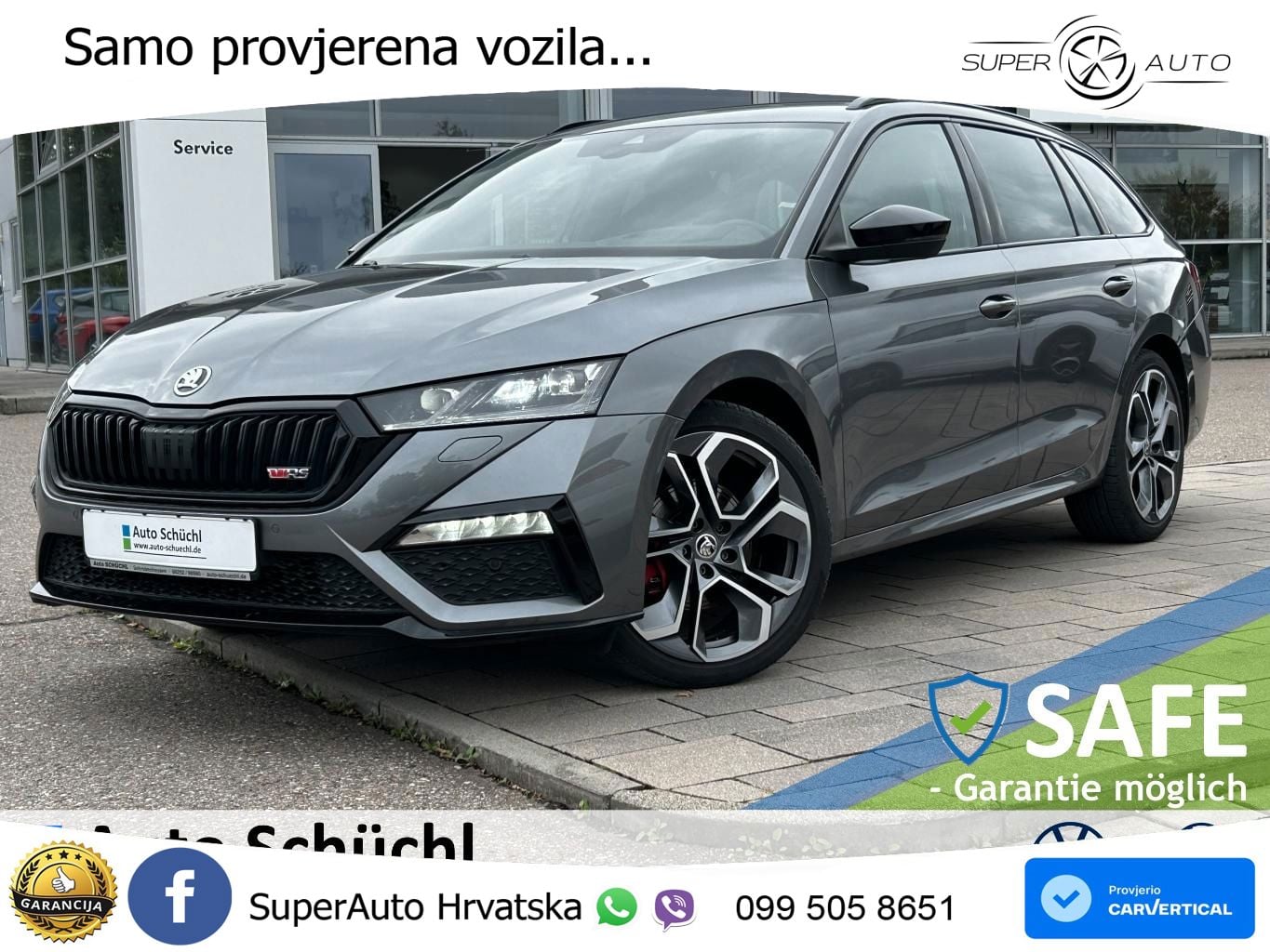 Škoda Octavia Combi RS 2.0 TDI (200 KS) 4x4 DSG MATRIX+GR SJED+KAM