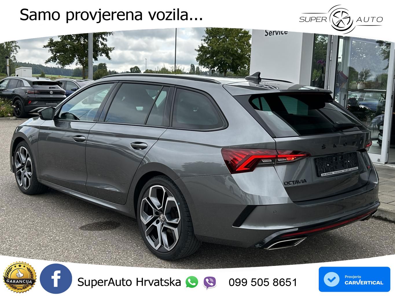 Škoda Octavia Combi RS 2.0 TDI (200 KS) 4x4 DSG MATRIX+GR SJED+KAM
