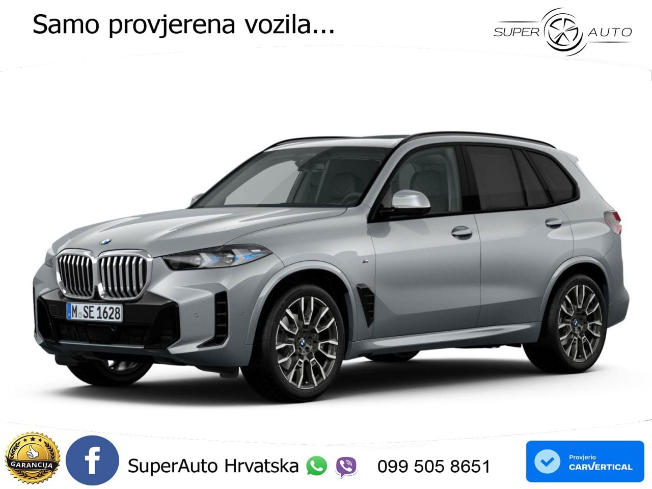 BMW X5 30d (298 KS) xDrive Steptronic M Sport ACC+GR SJED+360+PANO