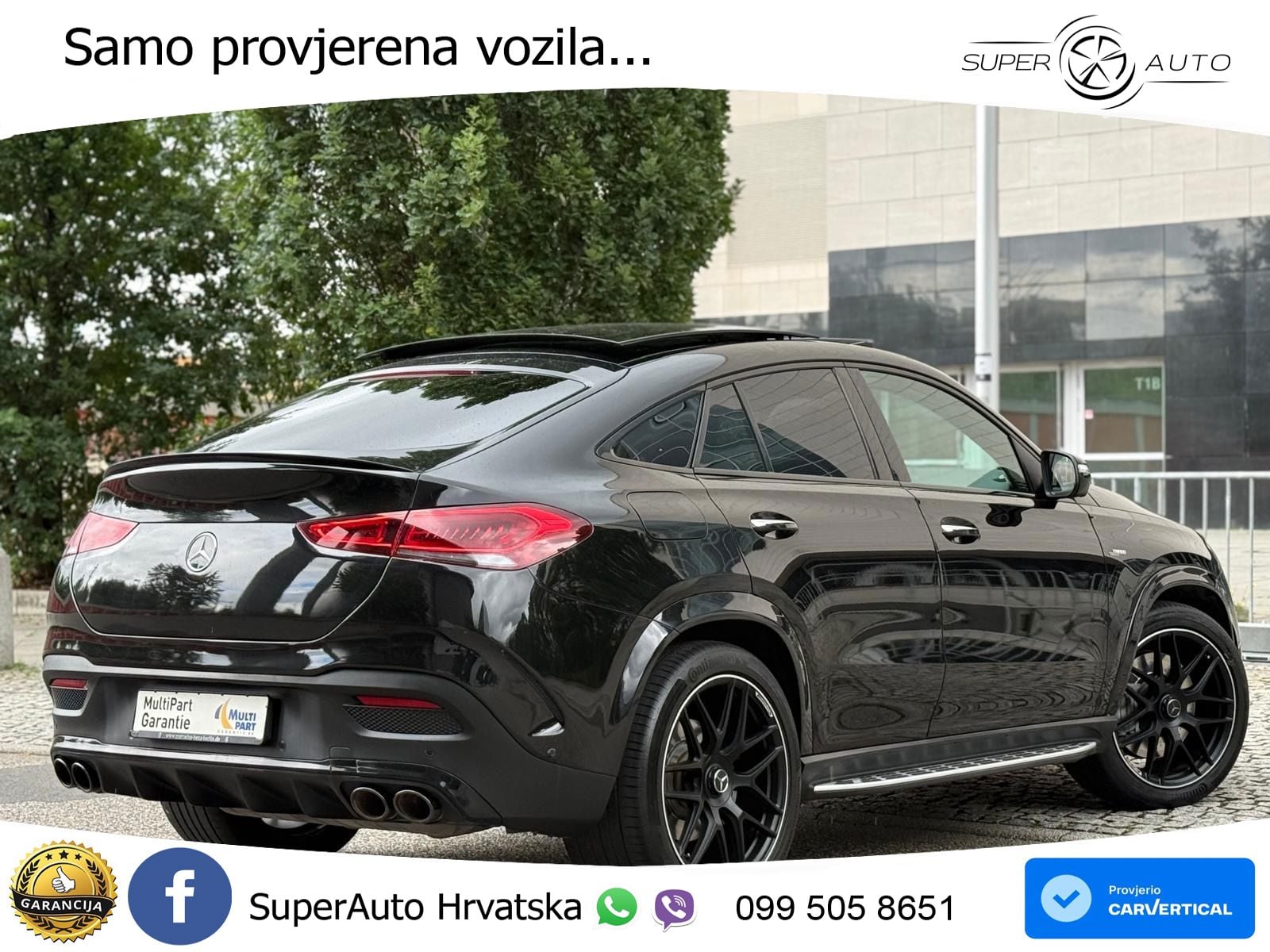 Mercedes AMG GLE Coupe 53 (435 KS) EQ Boost 4MATIC+ AMG SPEEDSHIFT TCT 9G ACC+HEAD+GR SJED+360+PANO