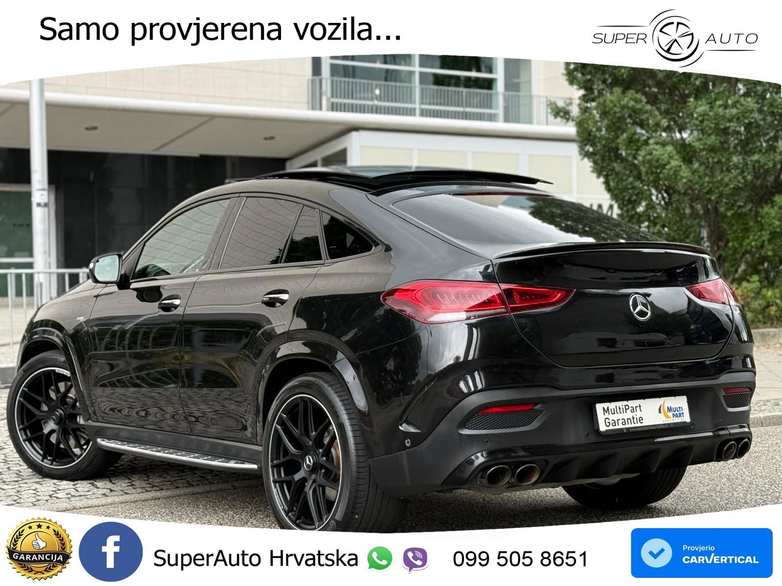 Mercedes AMG GLE Coupe 53 (435 KS) EQ Boost 4MATIC+ AMG SPEEDSHIFT TCT 9G ACC+HEAD+GR SJED+360+PANO