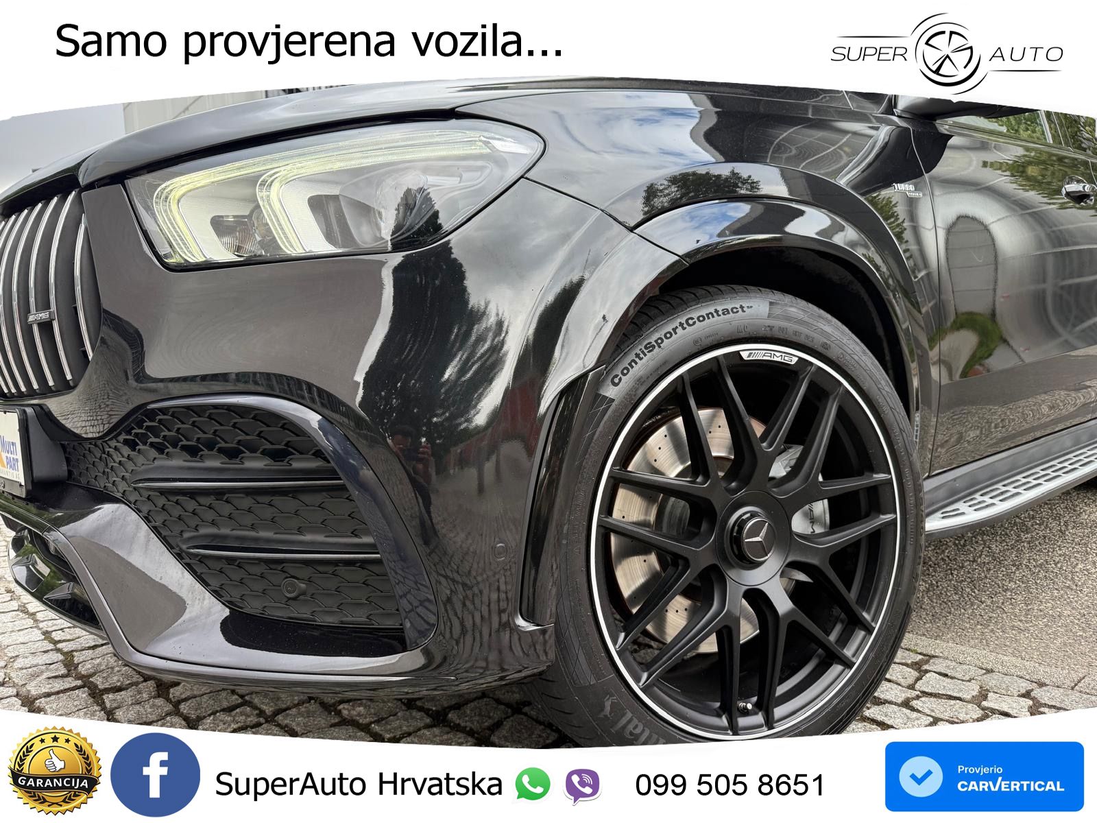Mercedes AMG GLE Coupe 53 (435 KS) EQ Boost 4MATIC+ AMG SPEEDSHIFT TCT 9G ACC+HEAD+GR SJED+360+PANO