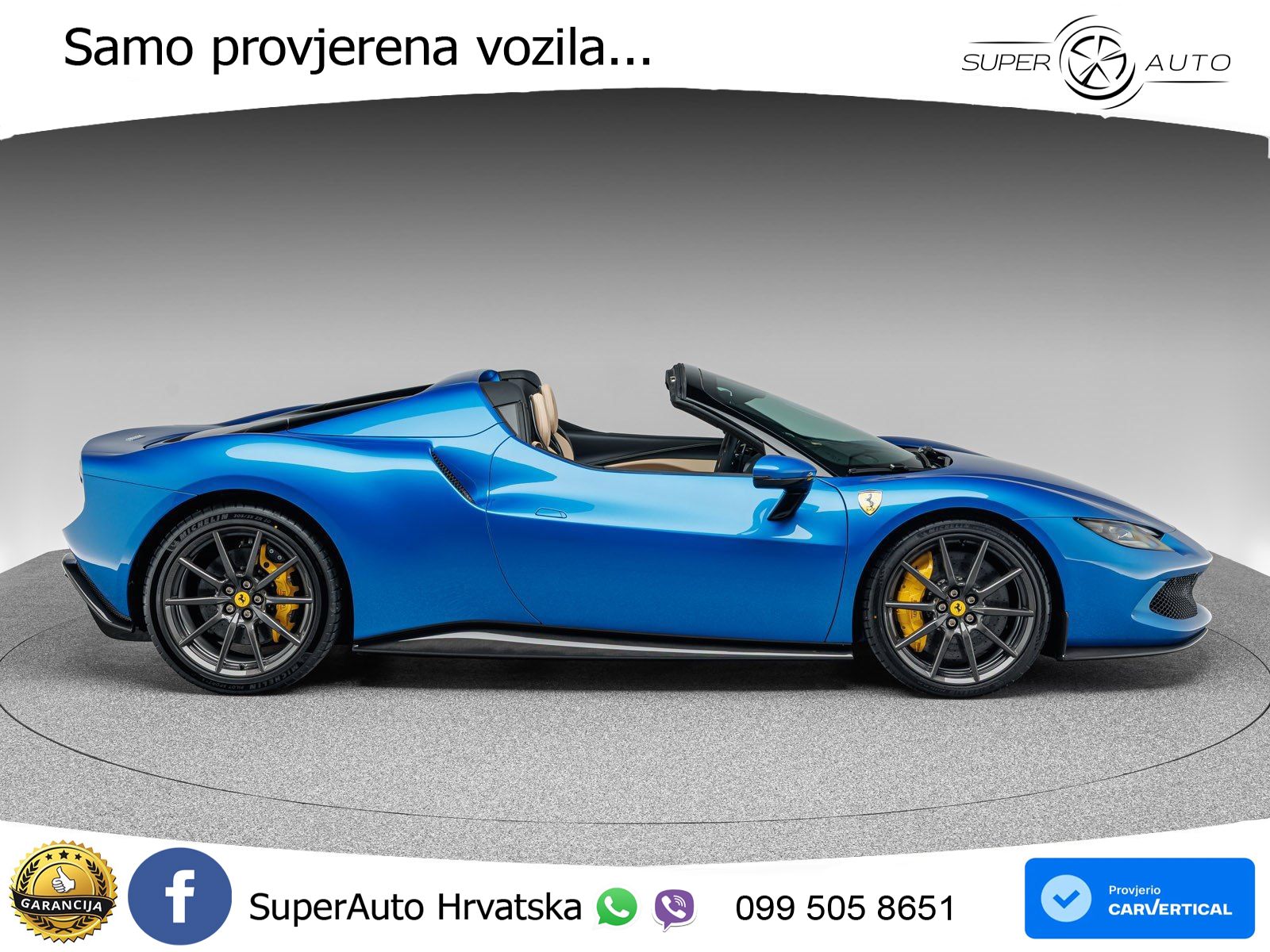 Ferrari 296 GTS 3.0 V6 (830 KS) F1 DCT