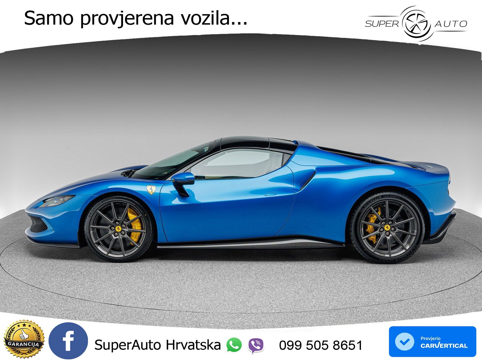 Ferrari 296 GTS 3.0 V6 (830 KS) F1 DCT