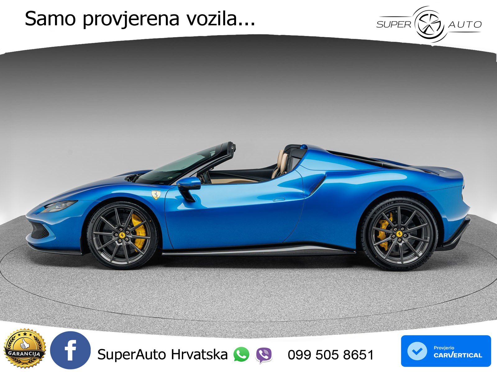Ferrari 296 GTS 3.0 V6 (830 KS) F1 DCT