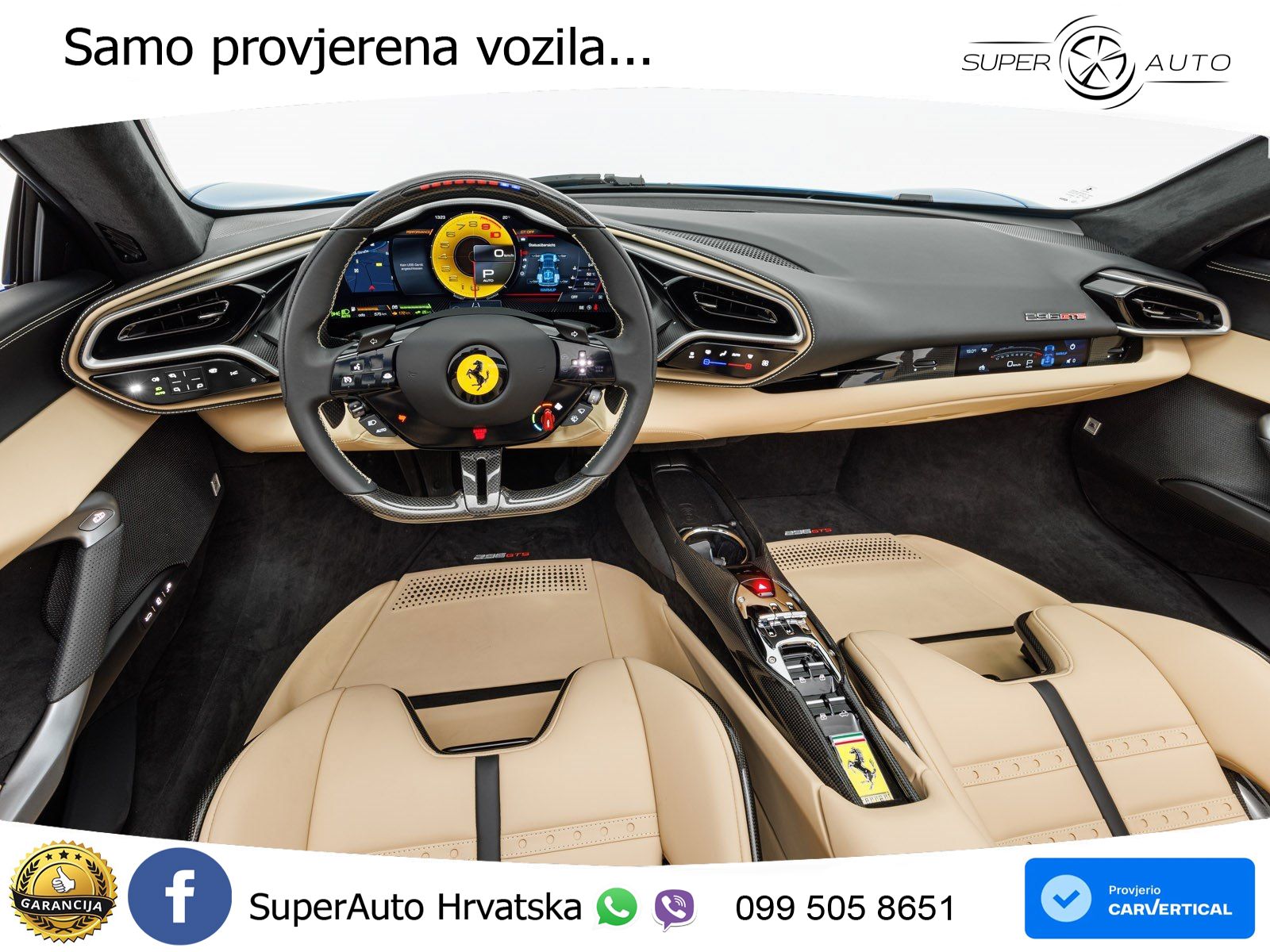 Ferrari 296 GTS 3.0 V6 (830 KS) F1 DCT