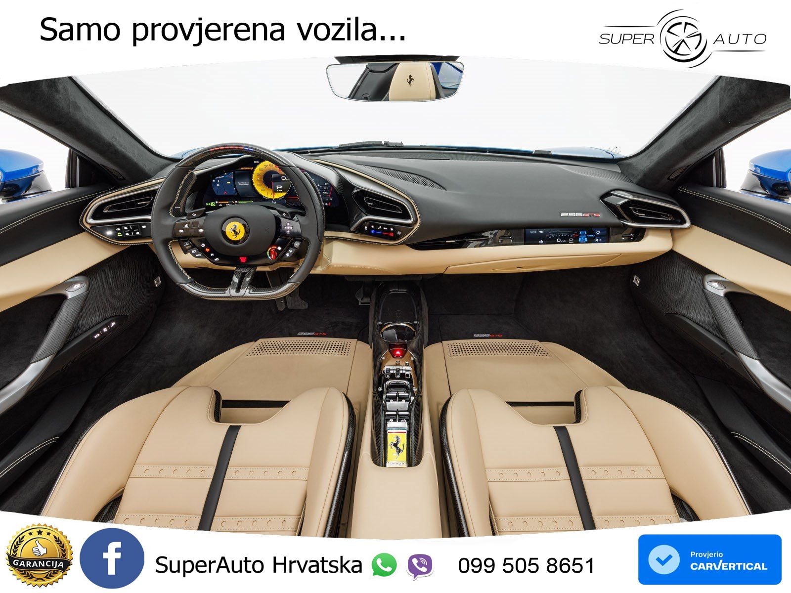 Ferrari 296 GTS 3.0 V6 (830 KS) F1 DCT