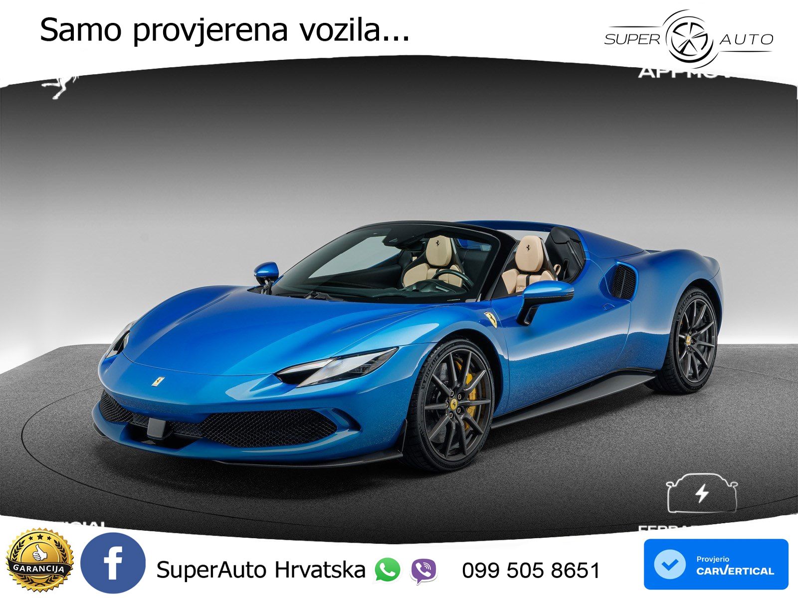 Ferrari 296 GTS 3.0 V6 (830 KS) F1 DCT