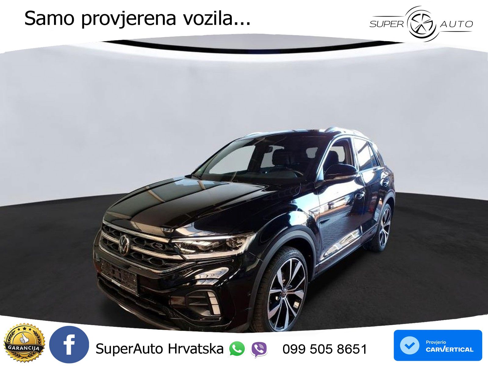 Volkswagen T-Roc 2.0 TSI (190 KS) 4M DSG R-Line LED+GR SJED+ACC