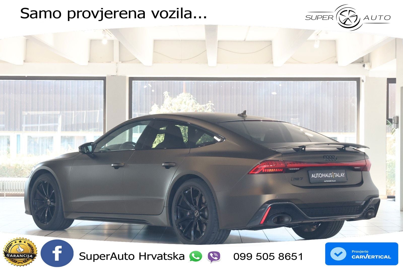 Audi RS7 4.0 TFSI V8 (600 KS) quattro tiptronic