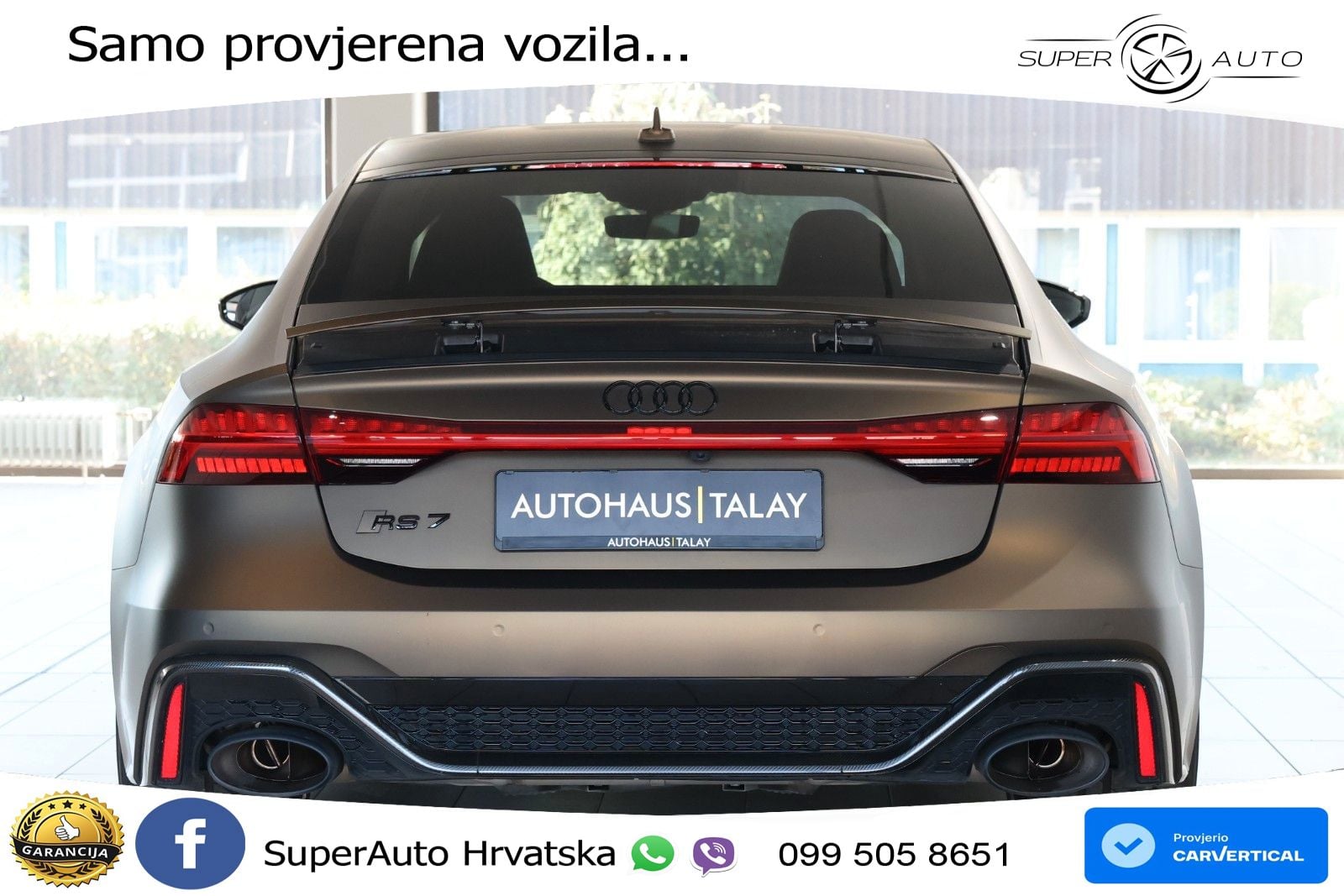Audi RS7 4.0 TFSI V8 (600 KS) quattro tiptronic