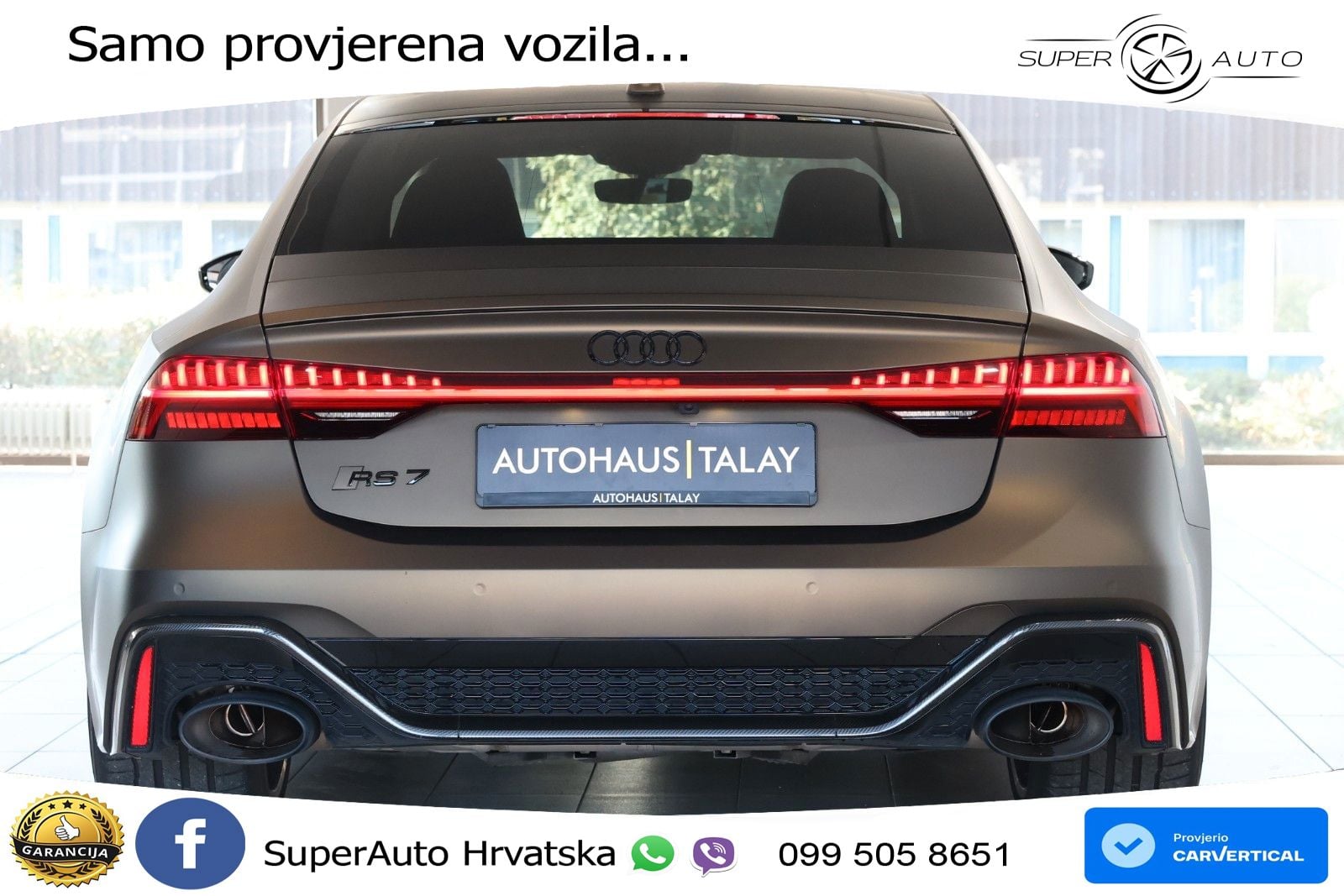 Audi RS7 4.0 TFSI V8 (600 KS) quattro tiptronic
