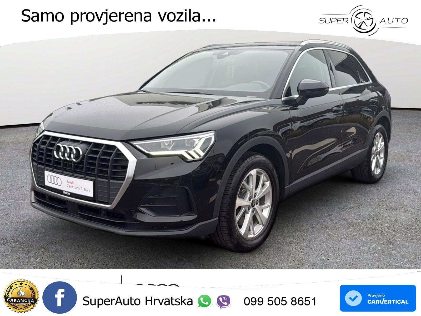 Audi Q3 40 TFSI (190 KS) quattro S tronic LED+GR SJED+ACC