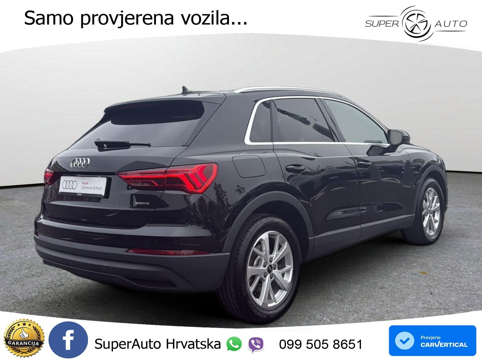 Audi Q3 40 TFSI (190 KS) quattro S tronic LED+GR SJED+ACC