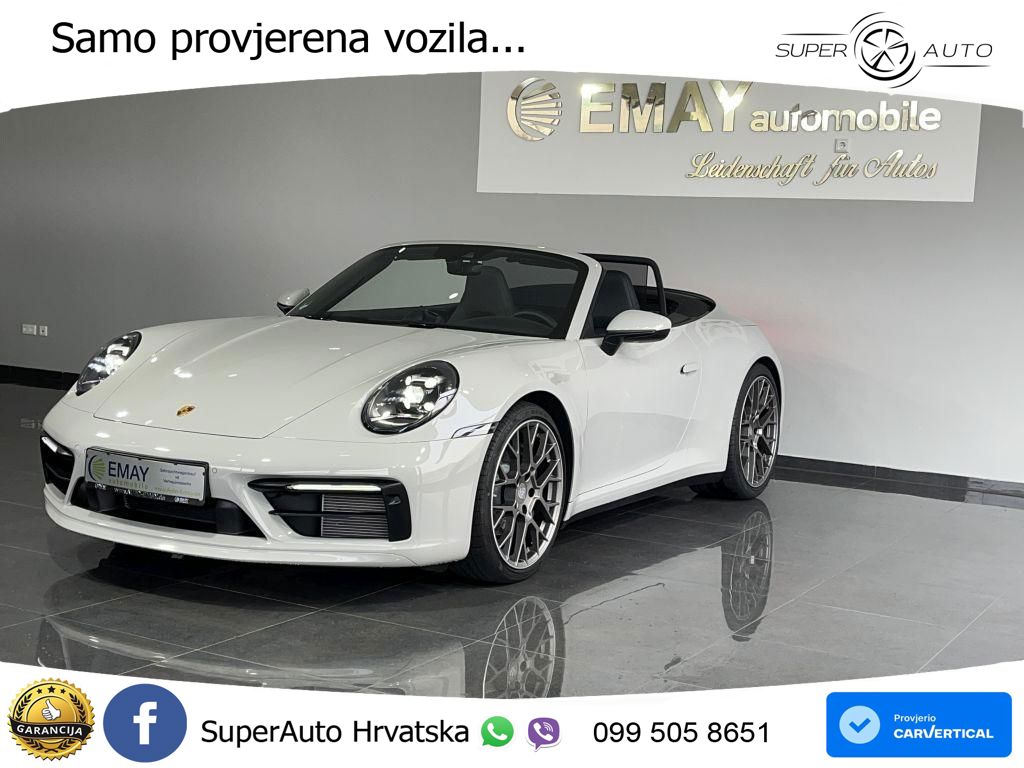 Porsche 911 Carrera Cabriolet 3.0 (385 KS) PDK LED+GR SJED+ACC