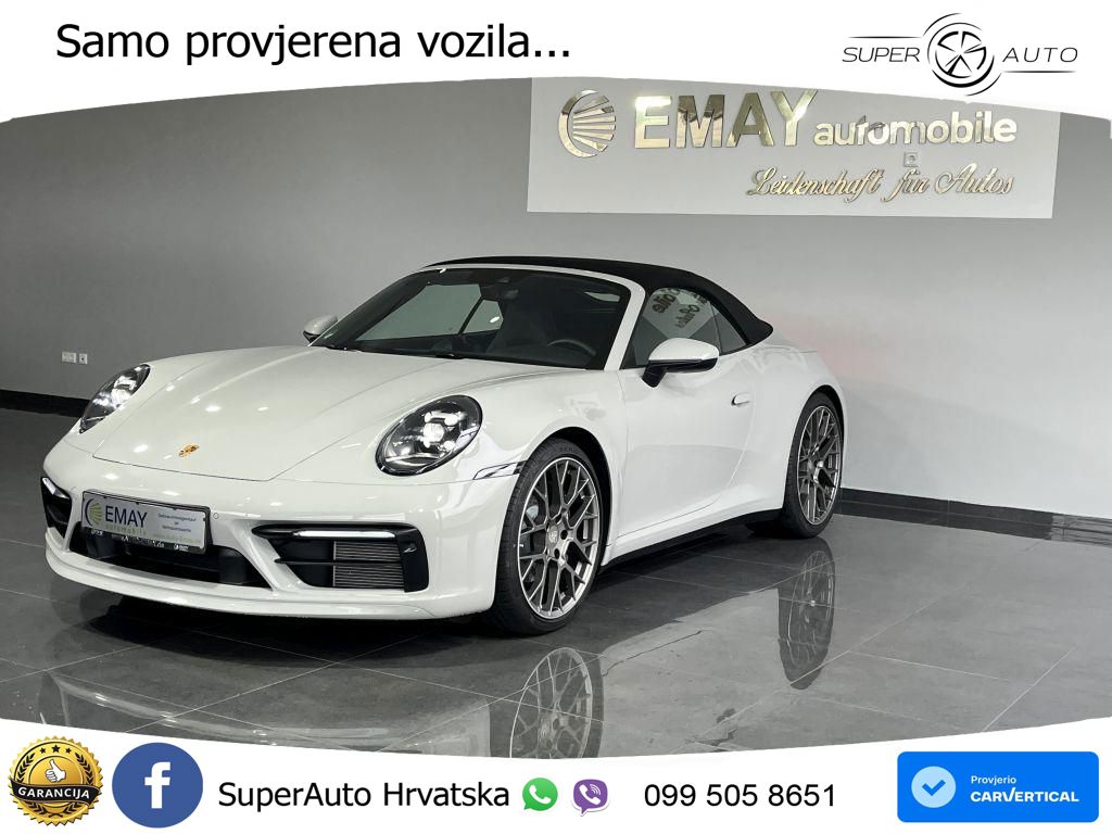 Porsche 911 Carrera Cabriolet 3.0 (385 KS) PDK LED+GR SJED+ACC