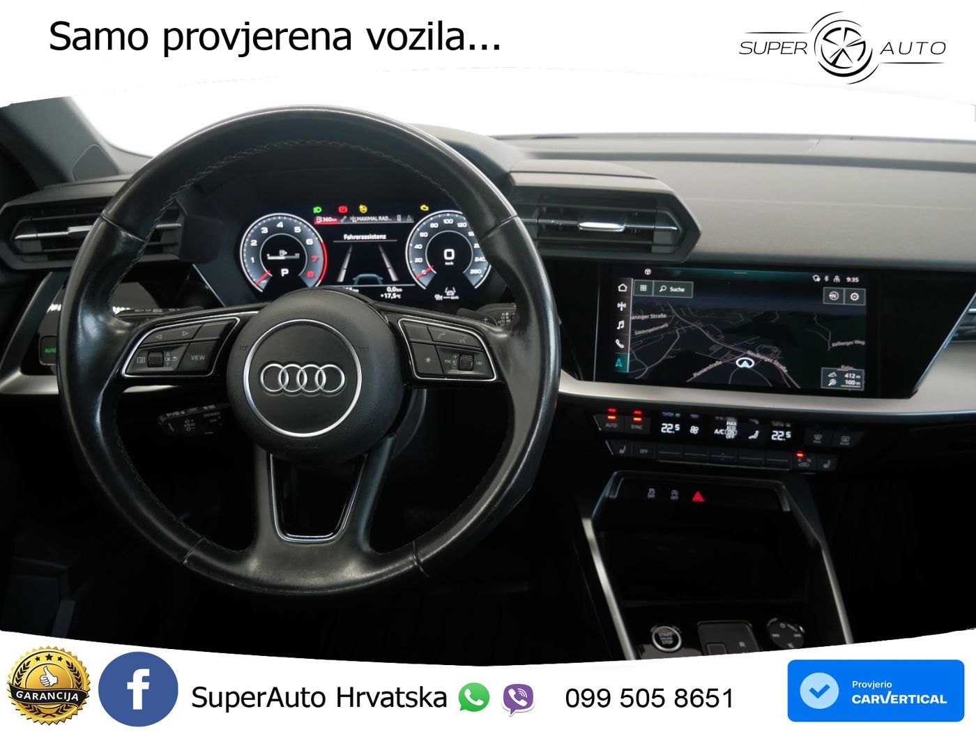 Audi A3 Limuzina 40 TFSI (190 KS) quattro S tronic S line LED+GR SJED+ACC