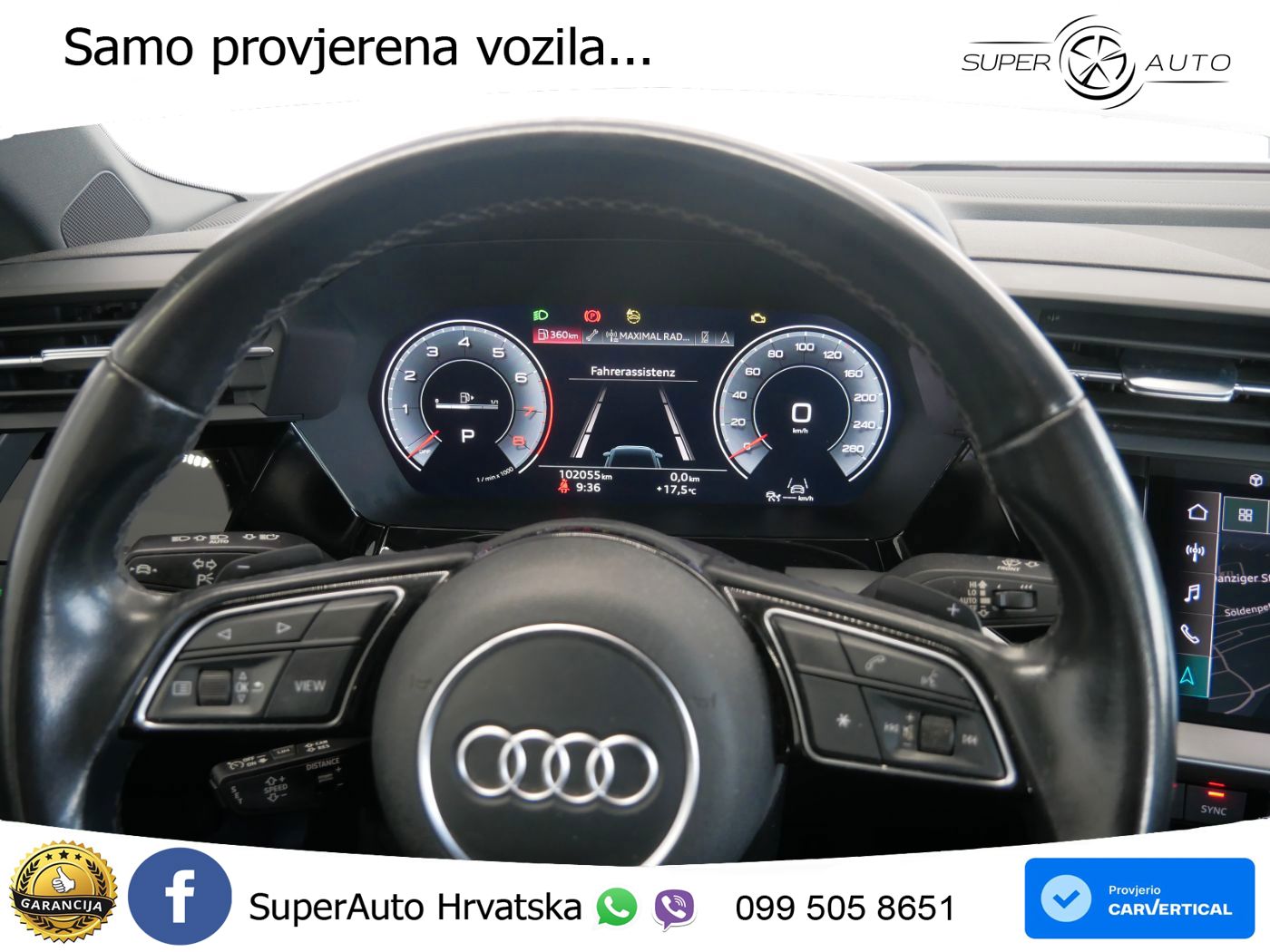 Audi A3 Limuzina 40 TFSI (190 KS) quattro S tronic S line LED+GR SJED+ACC
