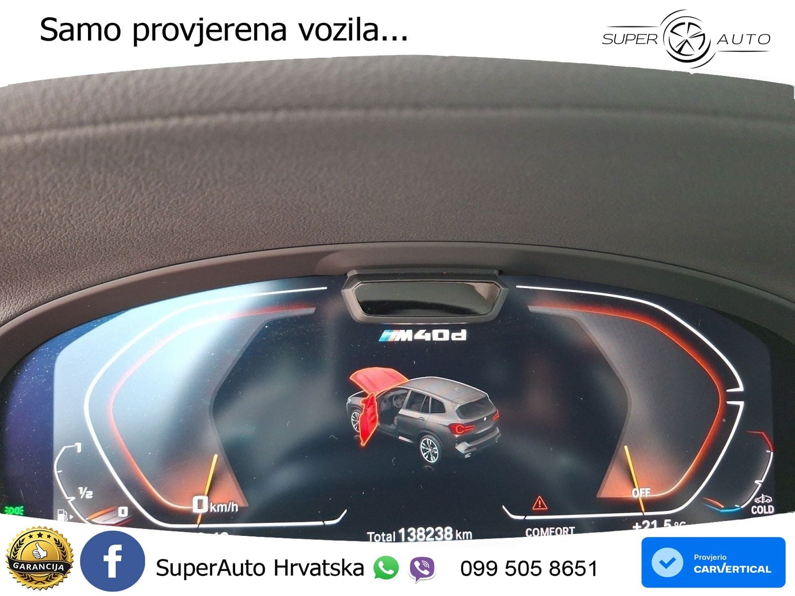 BMW X3 M40d xDrive Steptronic LED+GR SJED+ACC