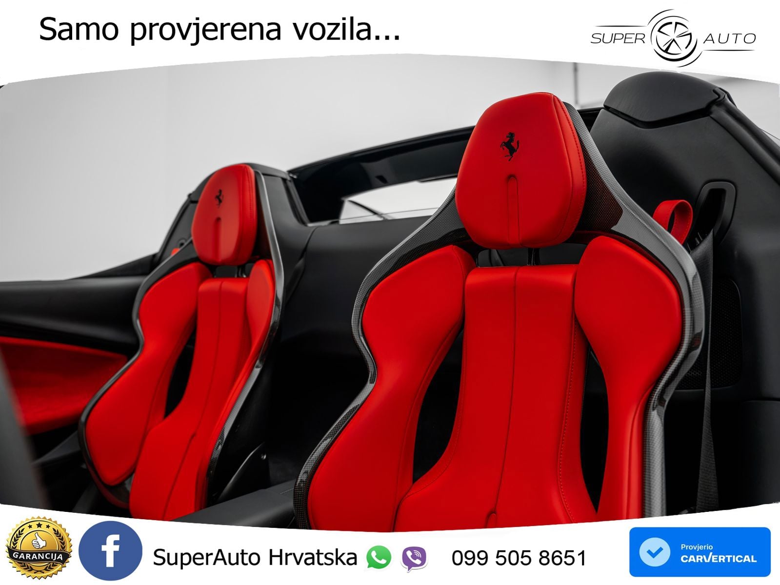 Ferrari 296 GTS 3.0 V6 (830 KS) F1 DCT LED+ACC