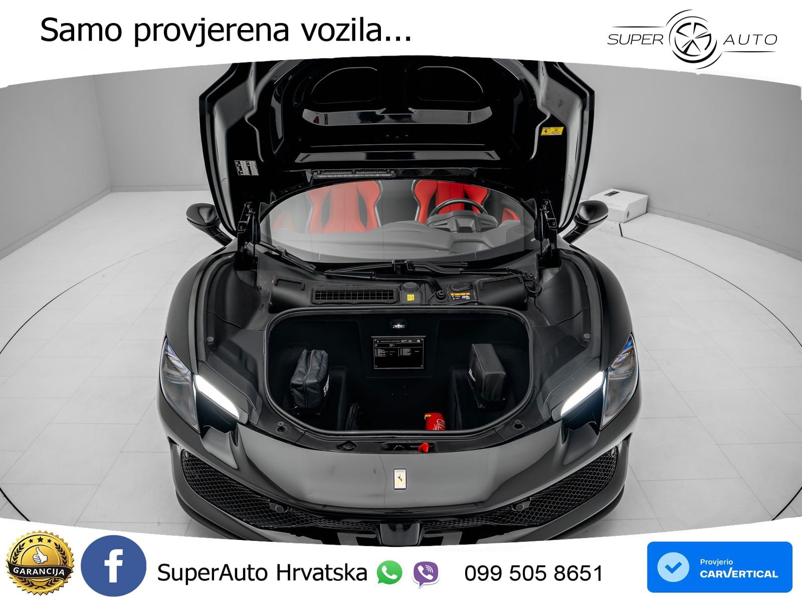 Ferrari 296 GTS 3.0 V6 (830 KS) F1 DCT LED+ACC