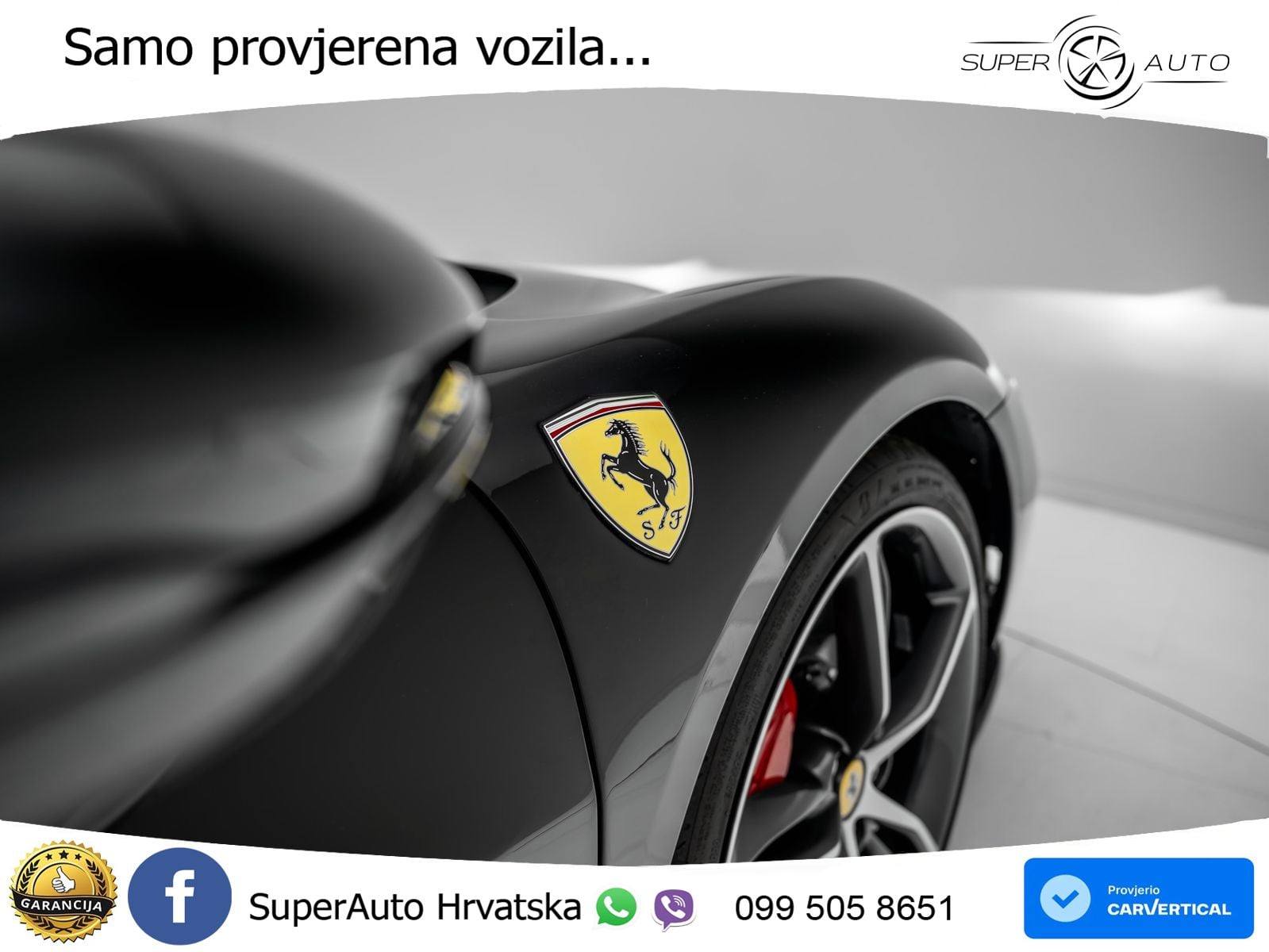 Ferrari 296 GTS 3.0 V6 (830 KS) F1 DCT LED+ACC