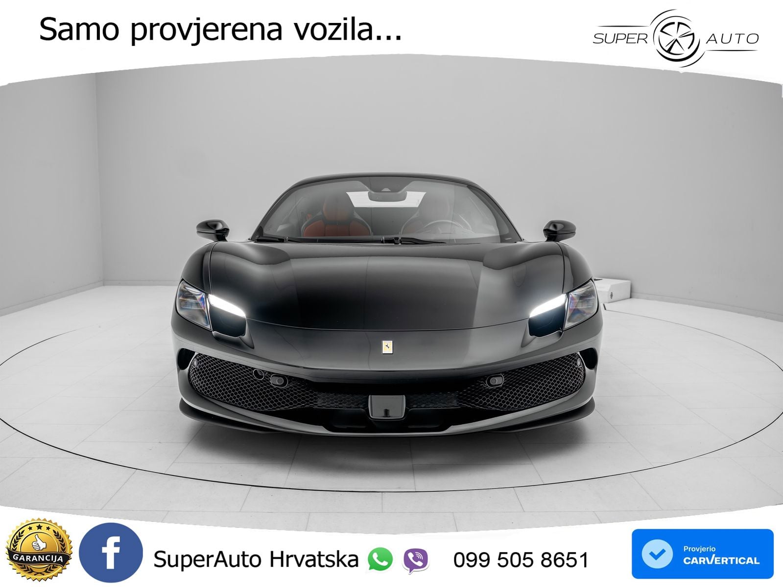 Ferrari 296 GTS 3.0 V6 (830 KS) F1 DCT LED+ACC