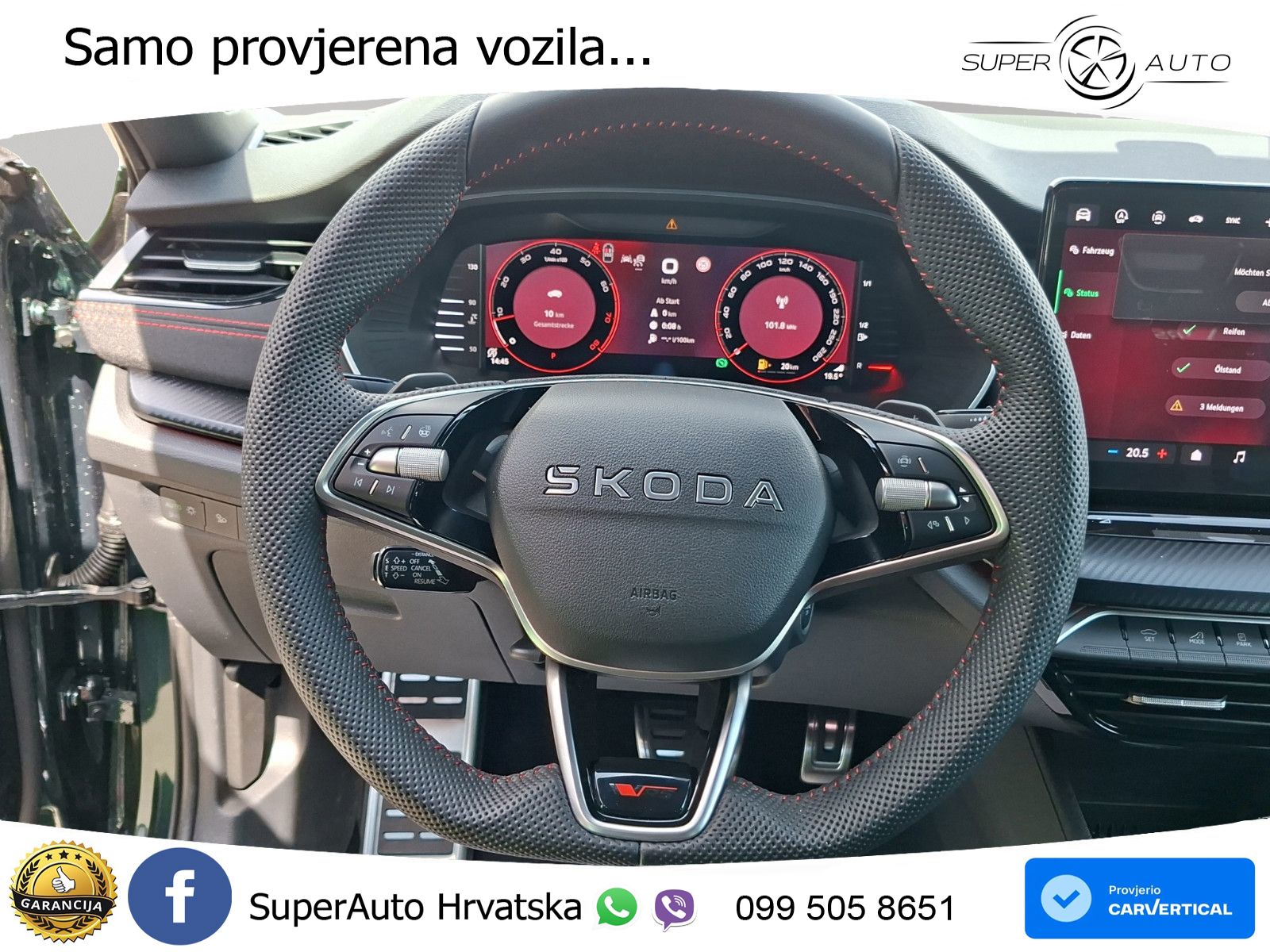 Škoda Octavia Combi RS 2.0 TSI (265 KS) DSG LED+GR SJED+ACC
