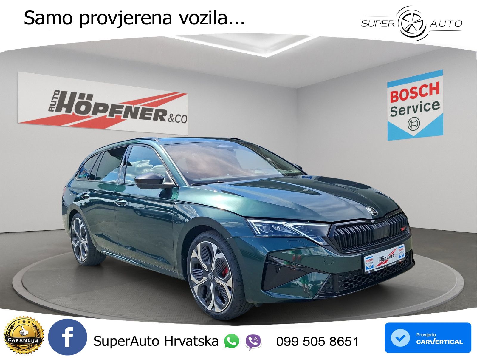 Škoda Octavia Combi RS 2.0 TSI (265 KS) DSG LED+GR SJED+ACC
