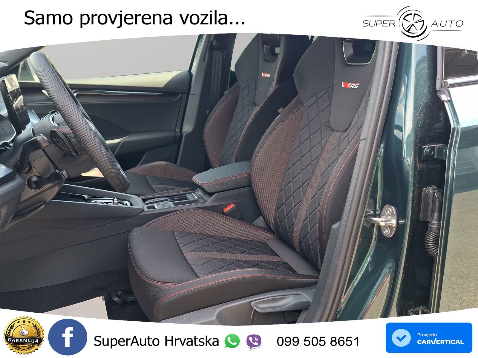 Škoda Octavia Combi RS 2.0 TSI (265 KS) DSG LED+GR SJED+ACC