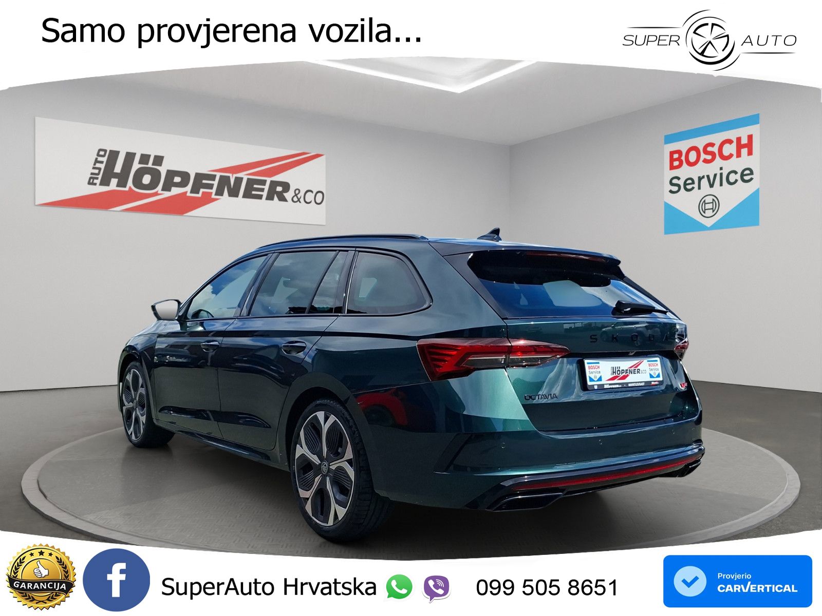 Škoda Octavia Combi RS 2.0 TSI (265 KS) DSG LED+GR SJED+ACC