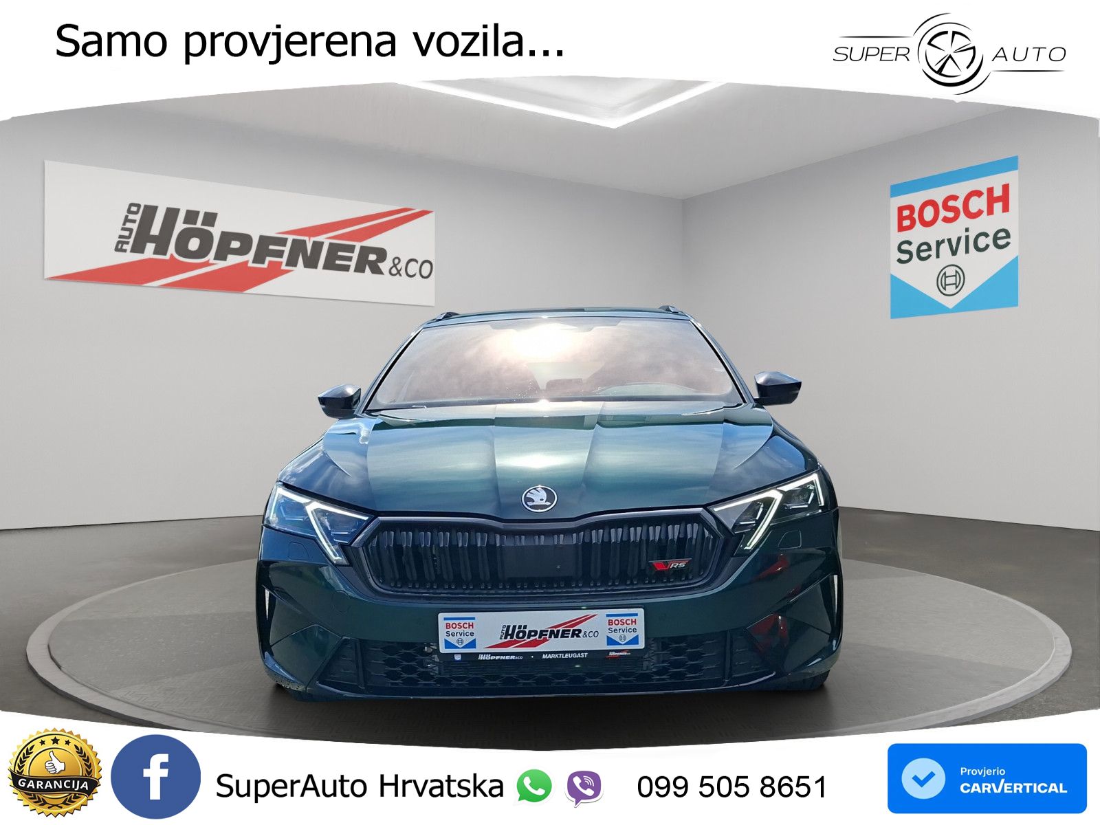 Škoda Octavia Combi RS 2.0 TSI (265 KS) DSG LED+GR SJED+ACC