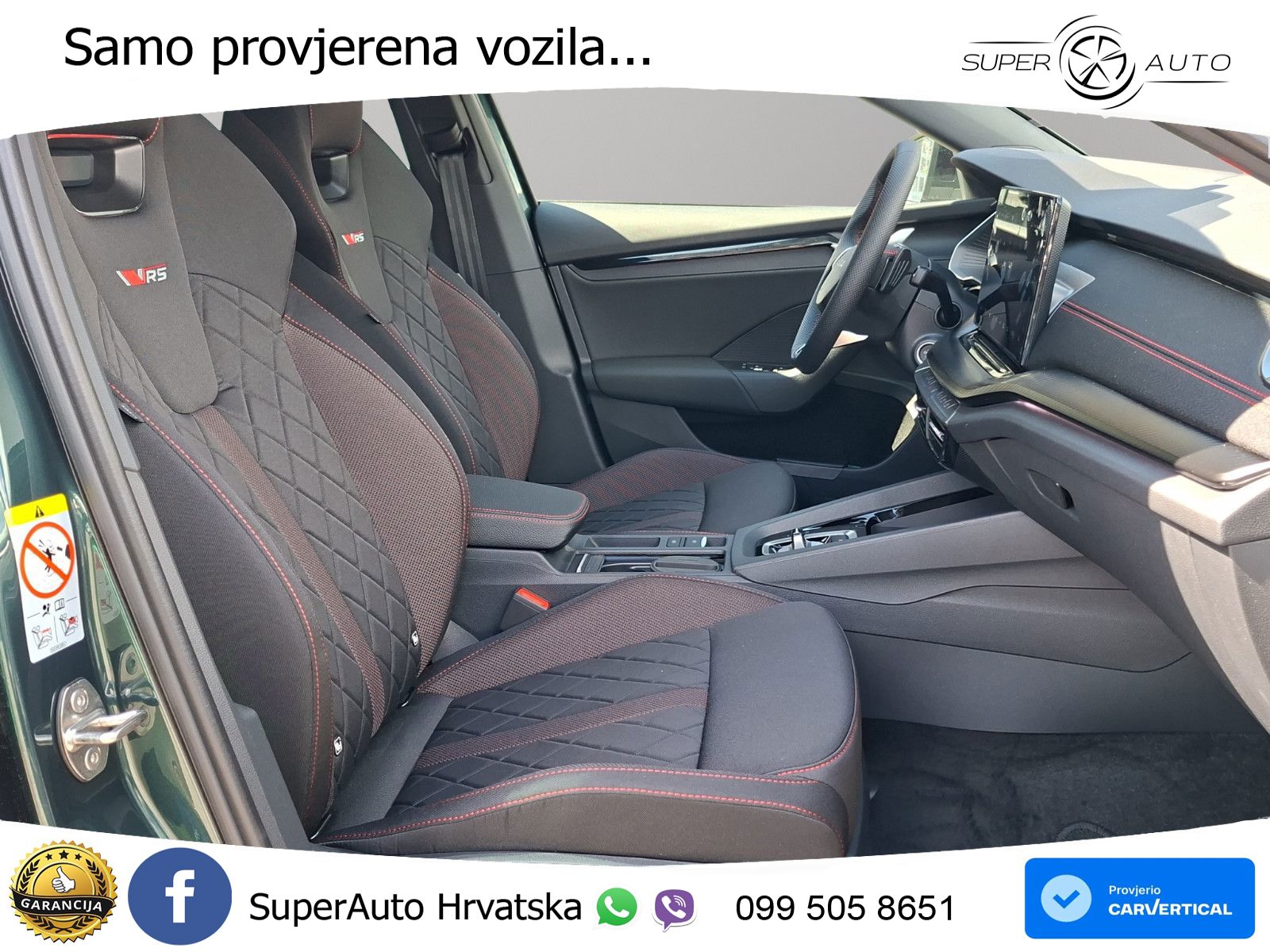 Škoda Octavia Combi RS 2.0 TSI (265 KS) DSG LED+GR SJED+ACC
