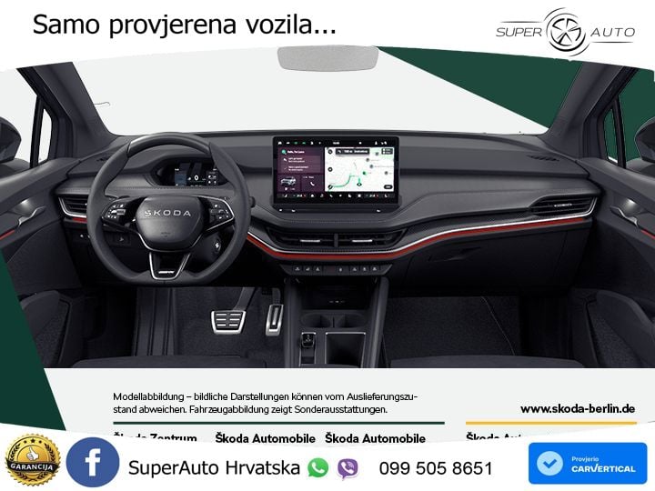 Škoda Enyaq 85x 82 kWh (286 KS) AWD SportLine MATRIX+GR SJED+KAM