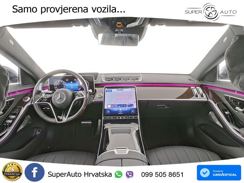 Mercedes S 450d (367 KS) EQ Boost 4MATIC 9G-TRONIC AMG ACC+HEAD+4xGR SJED+360+PANO