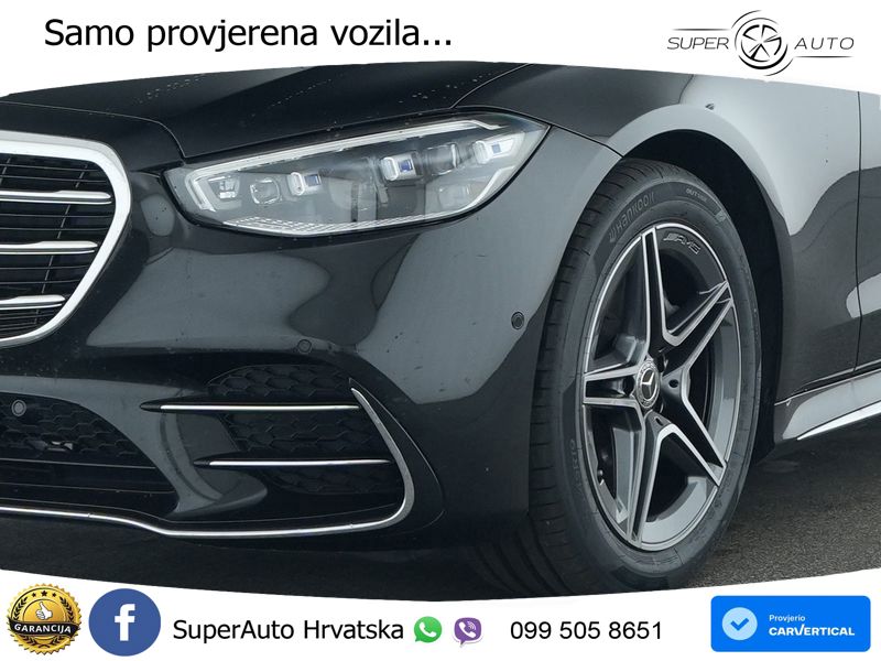 Mercedes S 450d (367 KS) EQ Boost 4MATIC 9G-TRONIC AMG ACC+HEAD+4xGR SJED+360+PANO
