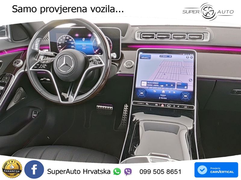 Mercedes S 450d (367 KS) EQ Boost 4MATIC 9G-TRONIC AMG ACC+HEAD+4xGR SJED+360+PANO