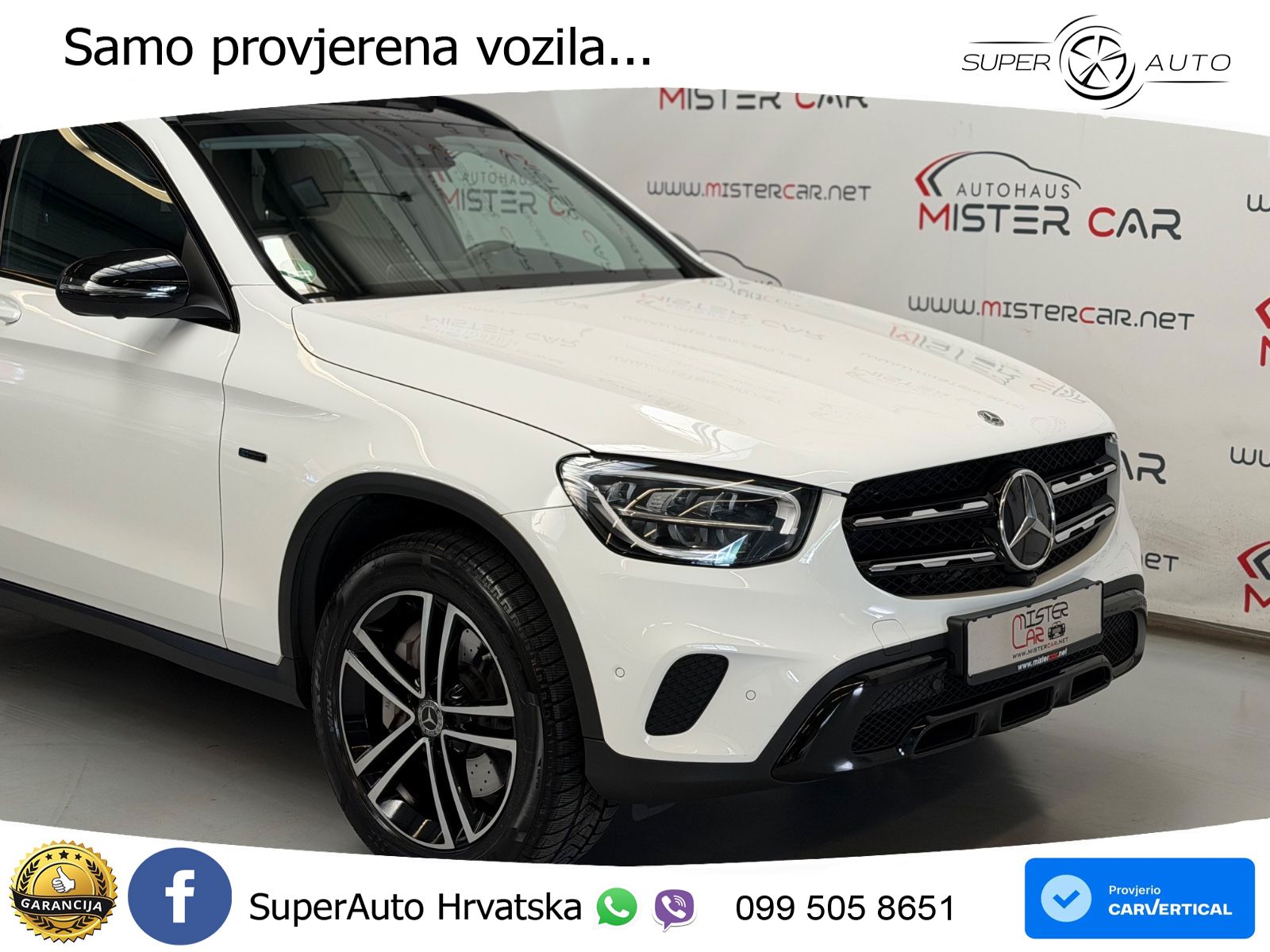 Mercedes GLC 300e (320 KS) 4MATIC 9G-TRONIC Night paket ACC+GR SJED+360+PANO