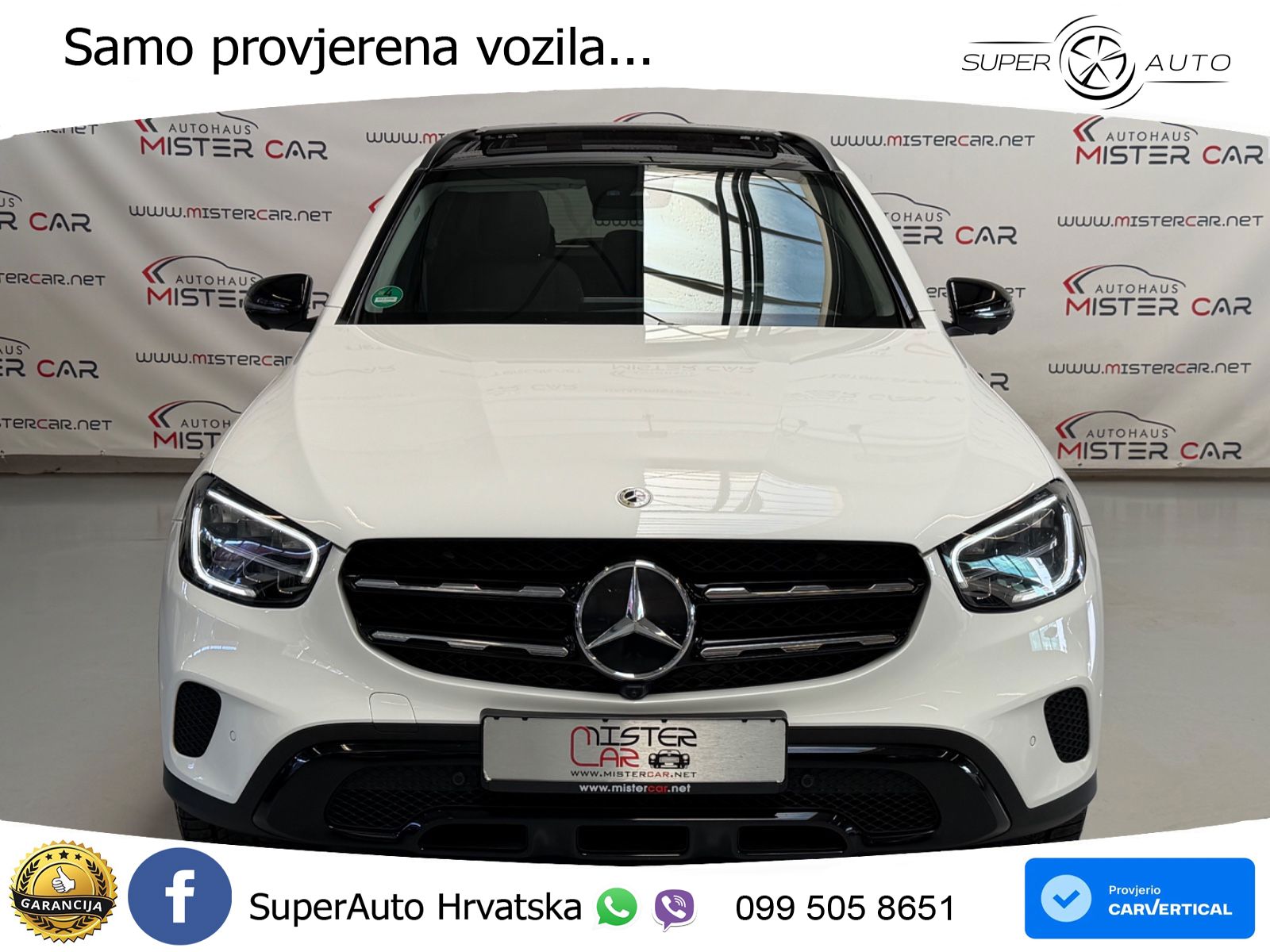 Mercedes GLC 300e (320 KS) 4MATIC 9G-TRONIC Night paket ACC+GR SJED+360+PANO