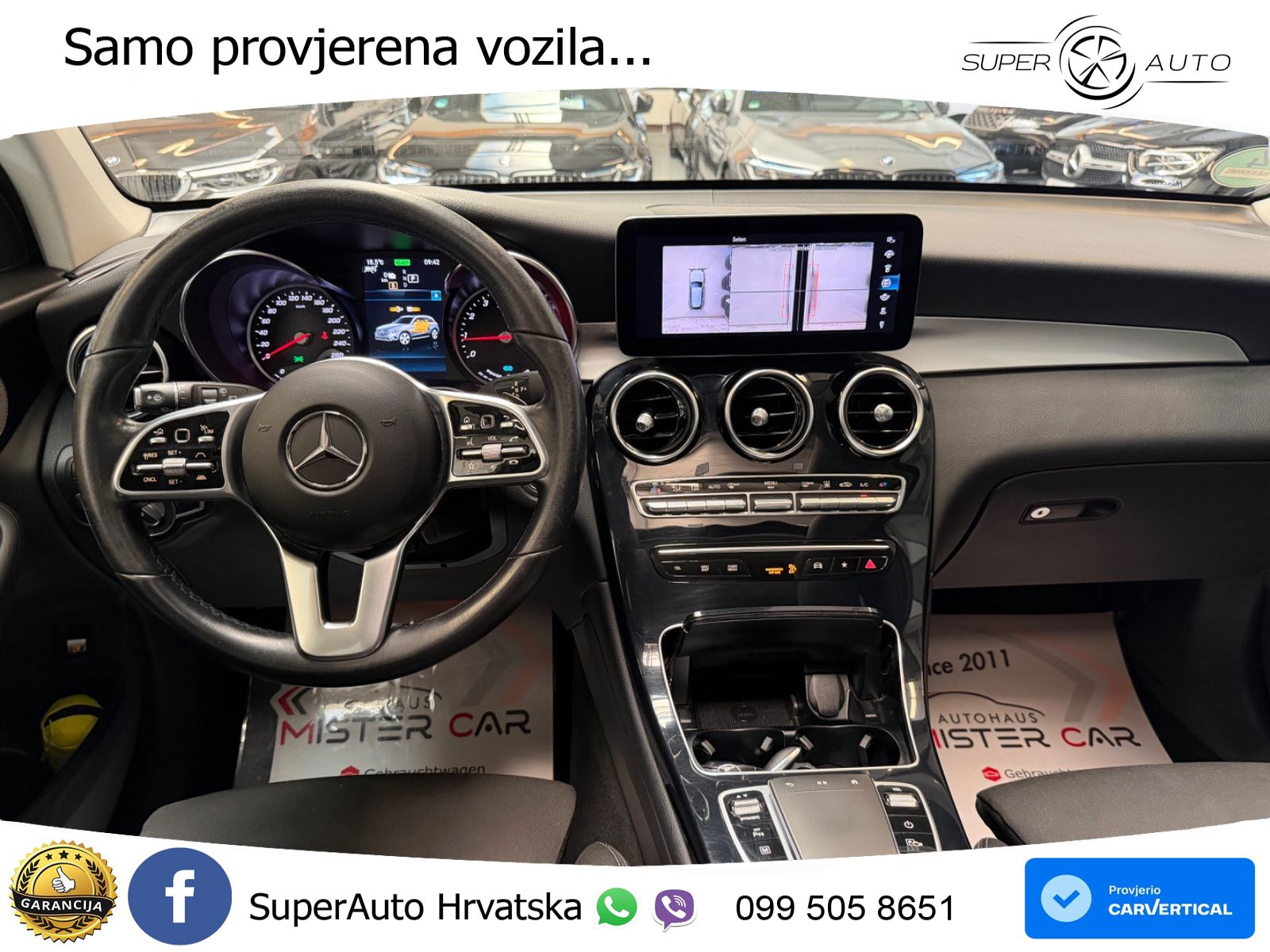 Mercedes GLC 300e (320 KS) 4MATIC 9G-TRONIC Night paket ACC+GR SJED+360+PANO