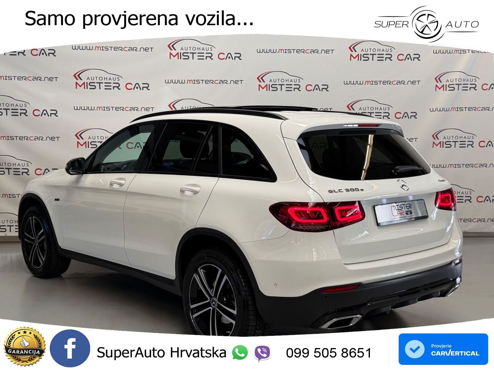 Mercedes GLC 300e (320 KS) 4MATIC 9G-TRONIC Night paket ACC+GR SJED+360+PANO