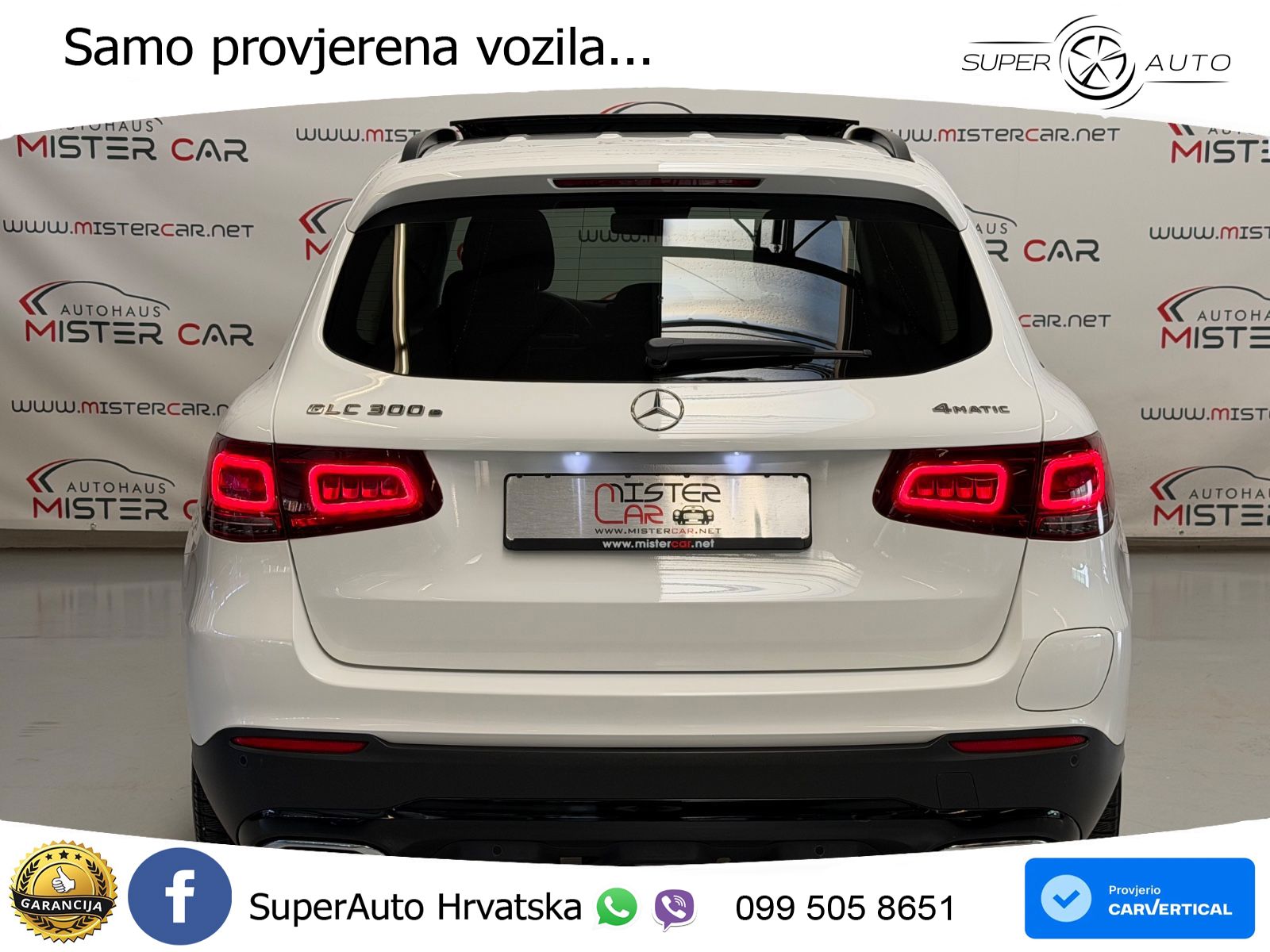 Mercedes GLC 300e (320 KS) 4MATIC 9G-TRONIC Night paket ACC+GR SJED+360+PANO