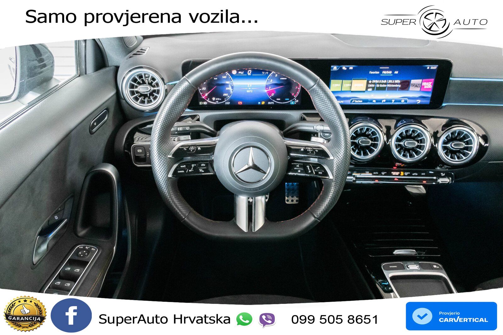 Mercedes-Benz A 200 7G-DCT AMG LED+GR SJED+ACC